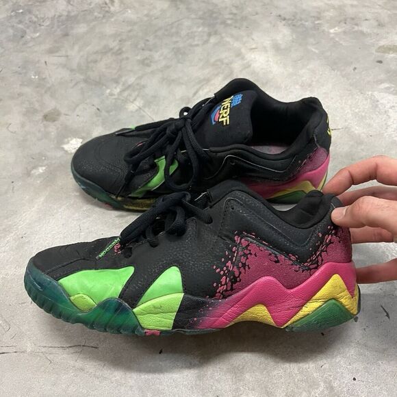 Reebok NERF Kamikaze II Backboard Shoes Mens 10 Multicolor Athletic Sneakers - Picture 1 of 8